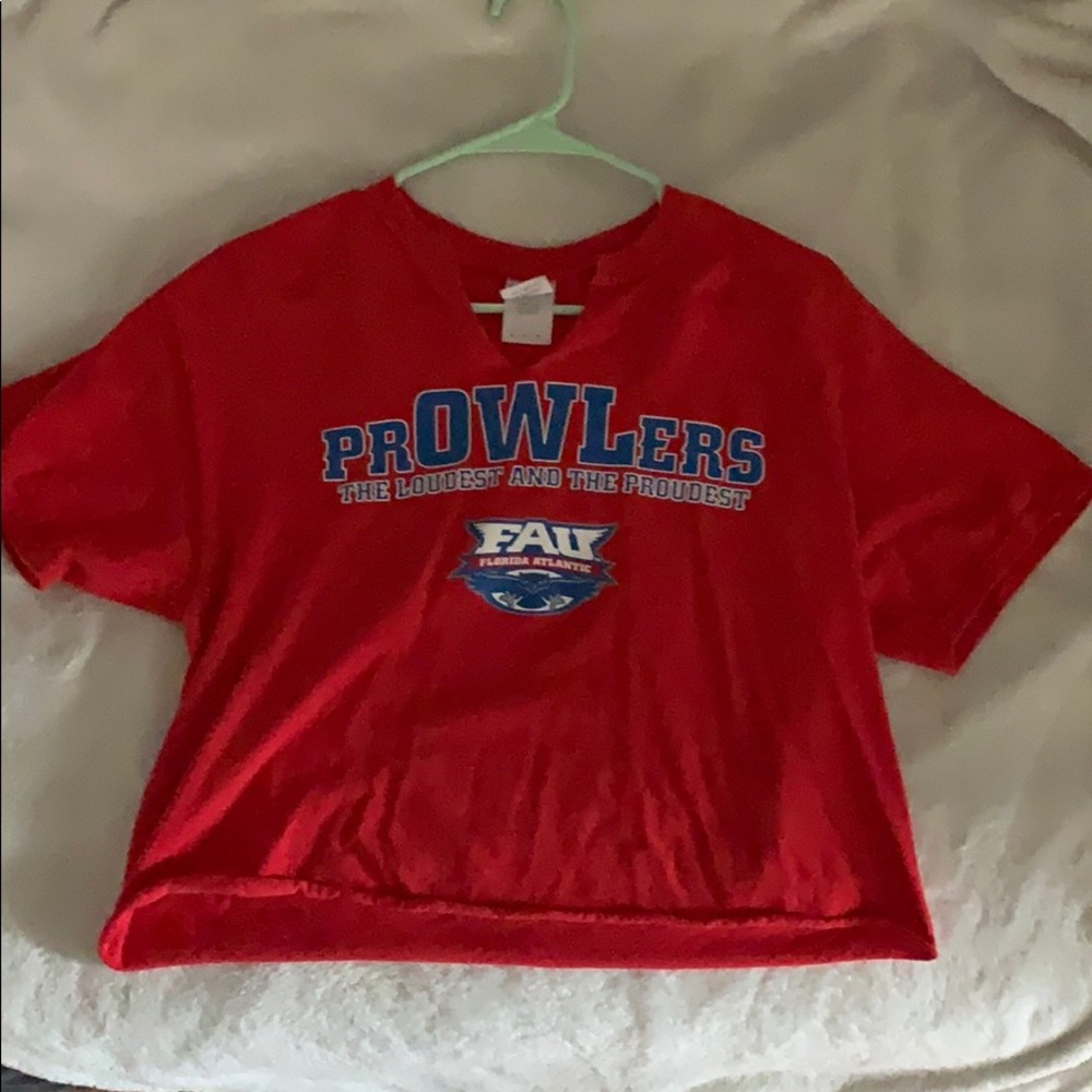 FAU cropped shirt